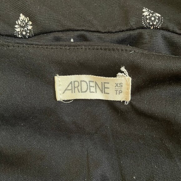 Black Patterned Maxi Dress - Picture 6 of 7